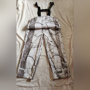 Huntworth Snow Camo Overall Bibs